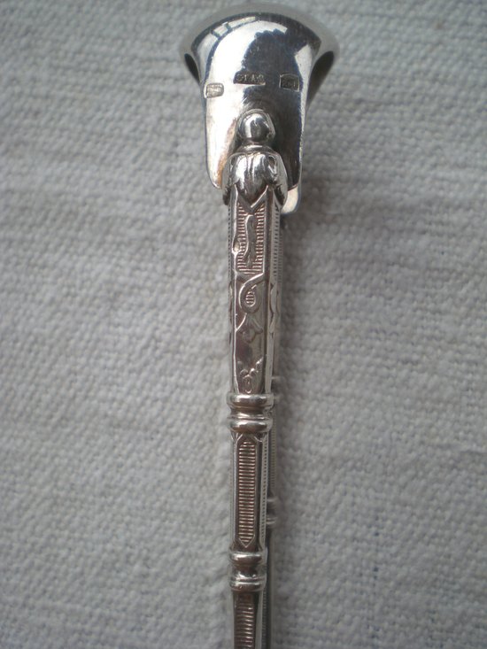 Silver plated sugar tongs "Russian" model Goldsmith SFAM