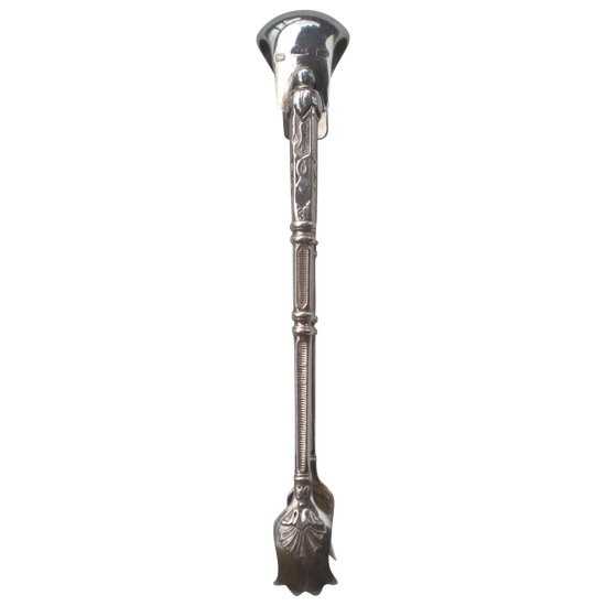 Silver plated sugar tongs "Russian" model Goldsmith SFAM