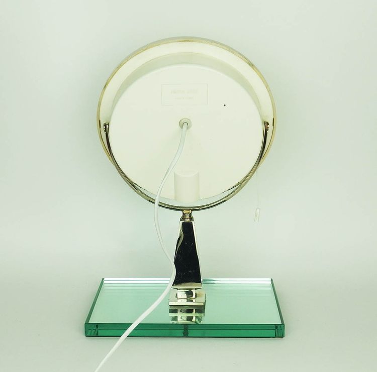 Illuminated table mirror by Maison Brot