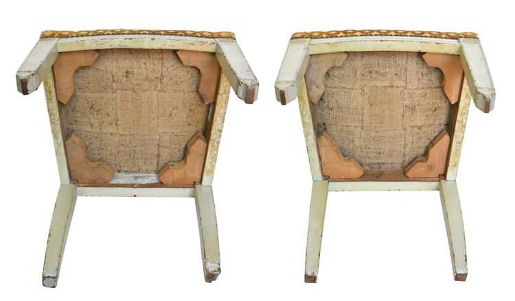 Pair of Consulate period chairs