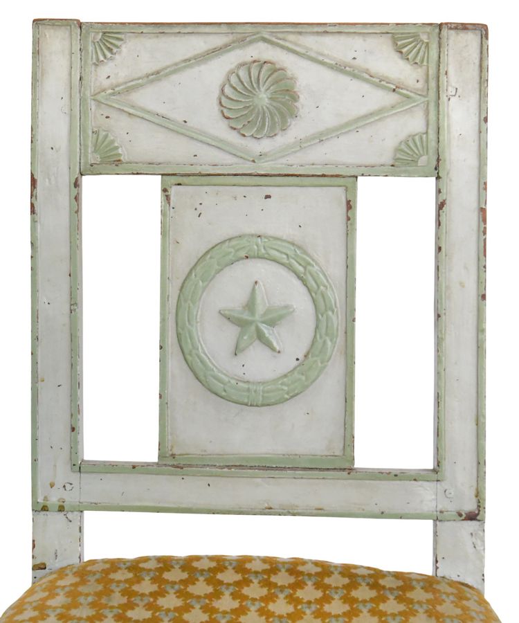 Pair of Consulate period chairs