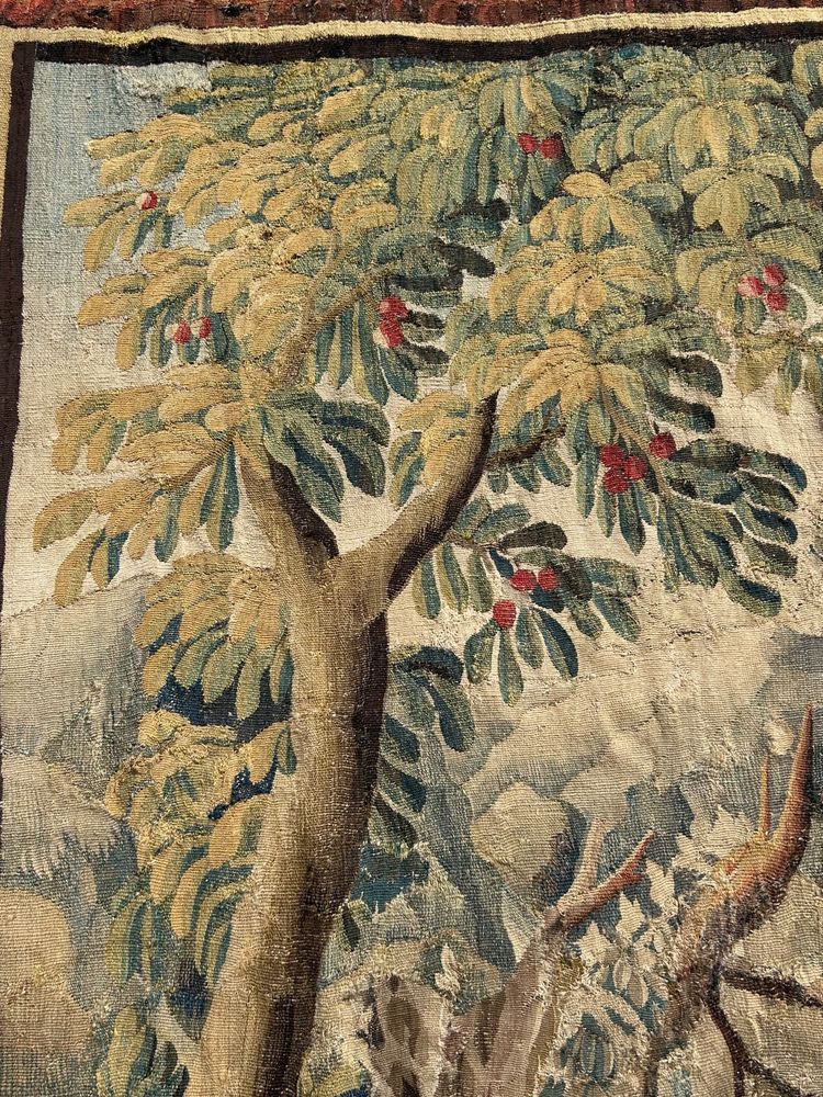 Verdure - Grande Tapisserie De La Manufacture Royale D'aubusson D'époque XVIIIème