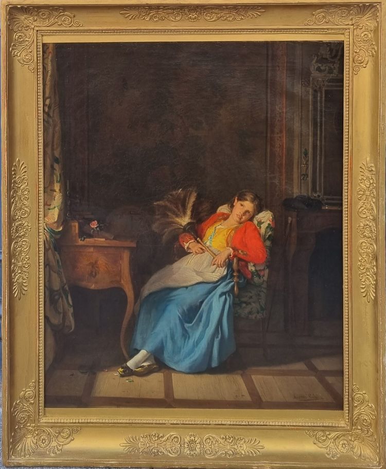 Armand LELEUX - La servante de l'abbé