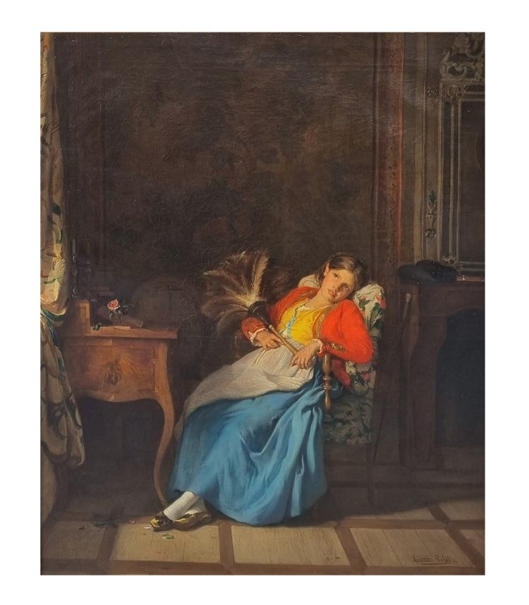 Armand LELEUX - La servante de l'abbé