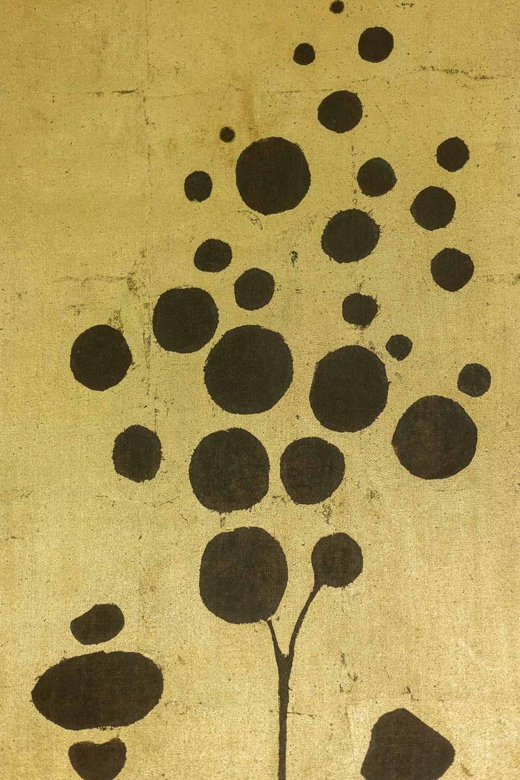 Bemalte Leinwand mit Zebra-Dekor. Arbeit eines zeitgenössischen Künstlers. LS5724675B