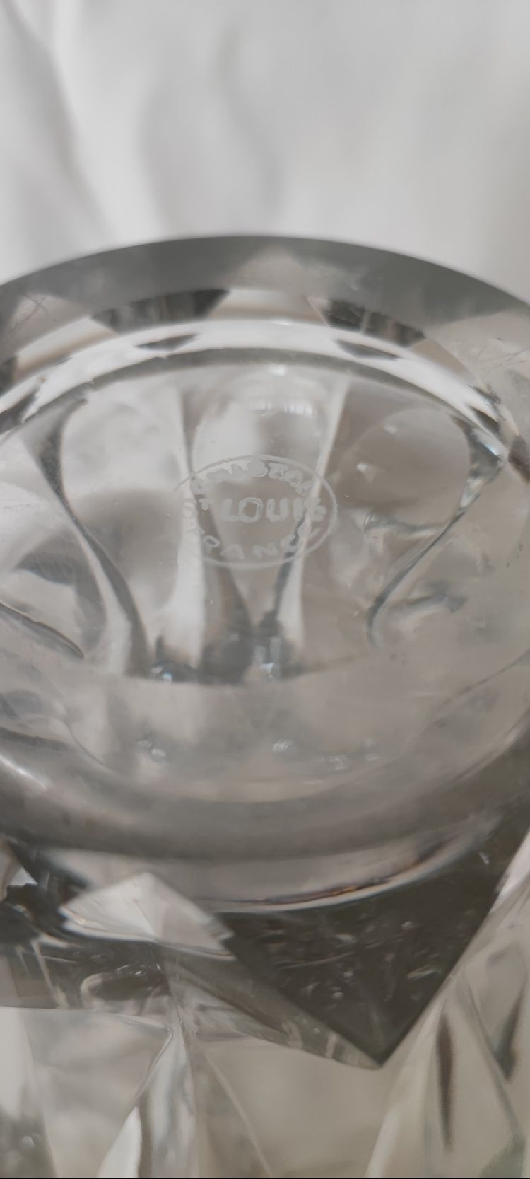 Vaso di cristallo Saint Louis Francia