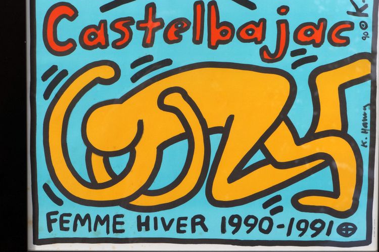 Poster by Keith Haring for Jean-Charles de Castelbajac