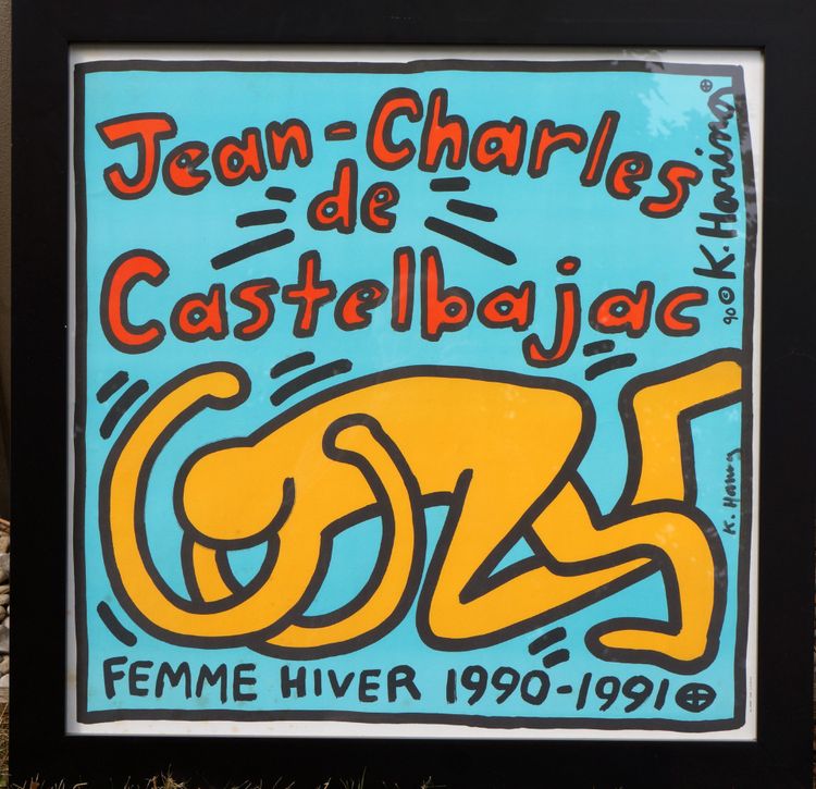 Poster by Keith Haring for Jean-Charles de Castelbajac