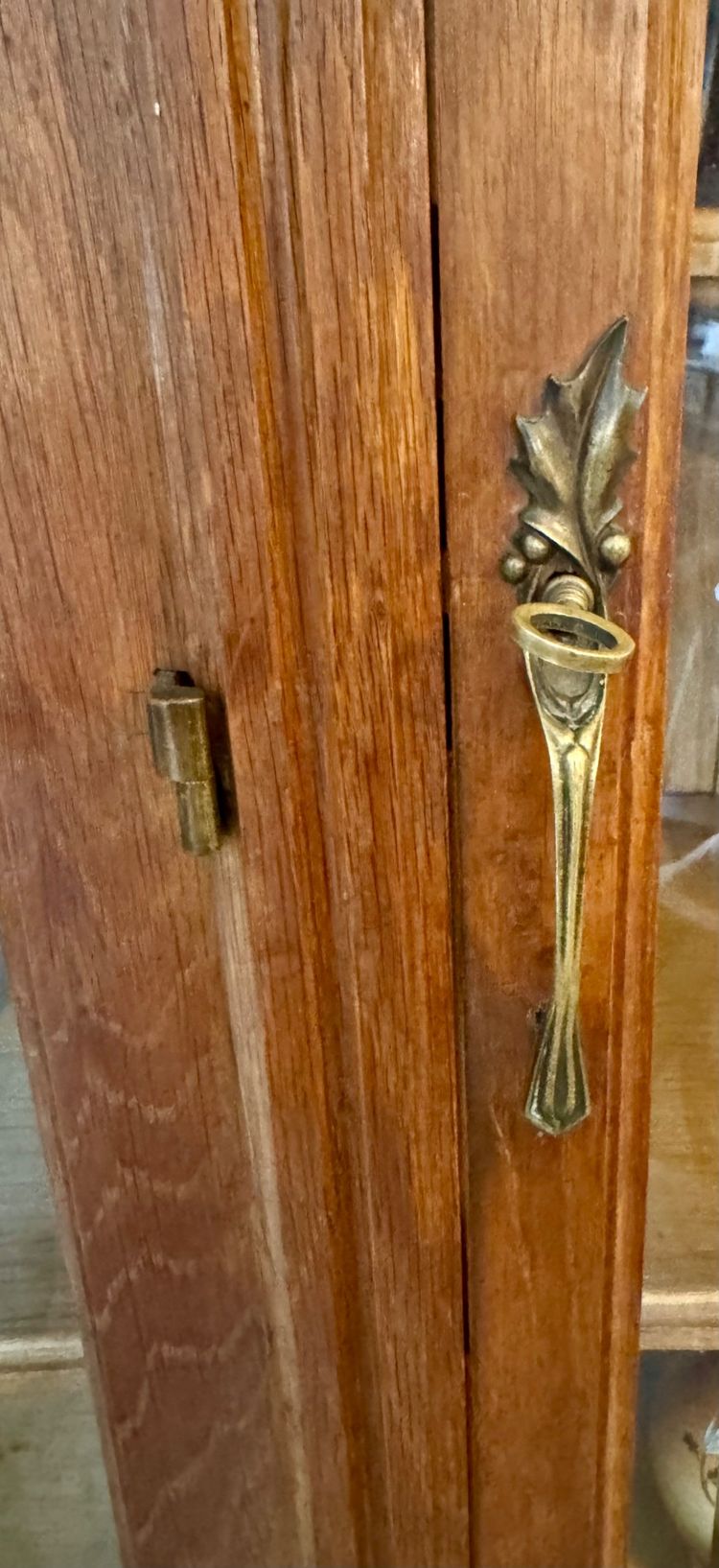 Bibliothèque -Vitrine Art Nouveau attribuée Gauthier Poinsignon
