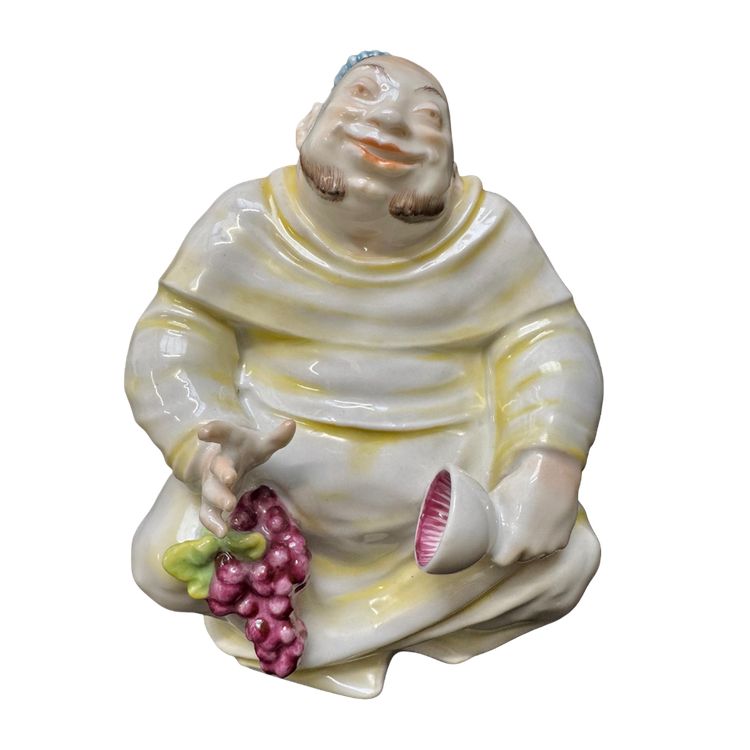 Volkstedt - Porcelain figure of a smiling monk by Emil Paul Börner