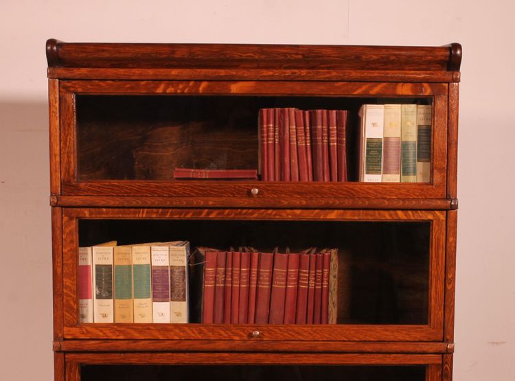 Libreria a 3 pezzi in rovere Wernicke Globe