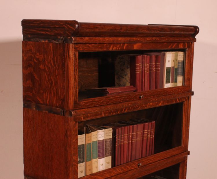 Libreria a 3 pezzi in rovere Wernicke Globe