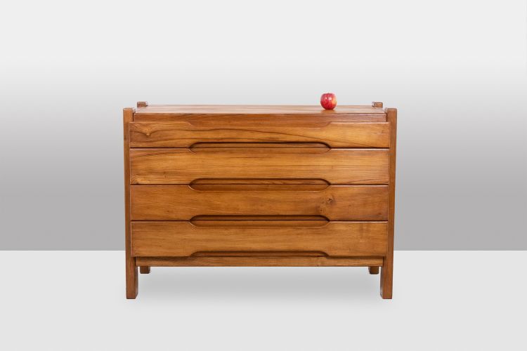 Maison Regain. Commode en orme. Circa 1970. LS6157909P