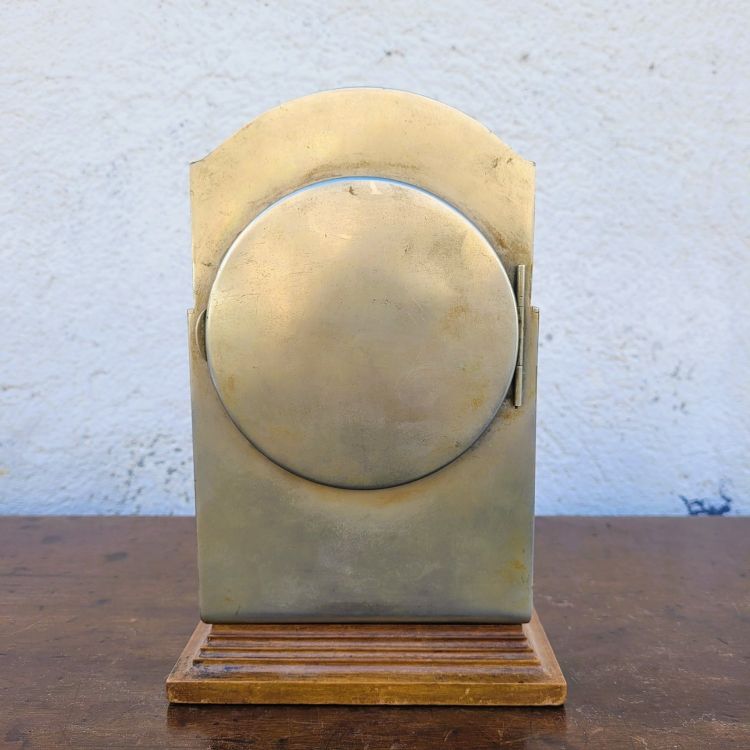 Burr and inlay clock, Art Deco, 20th century