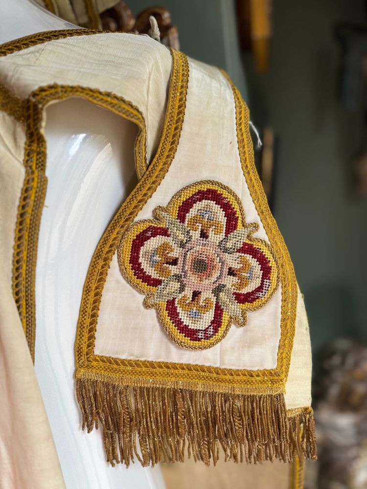 Chasuble Avec étole, Manipule Et Bourse - Late 19th century