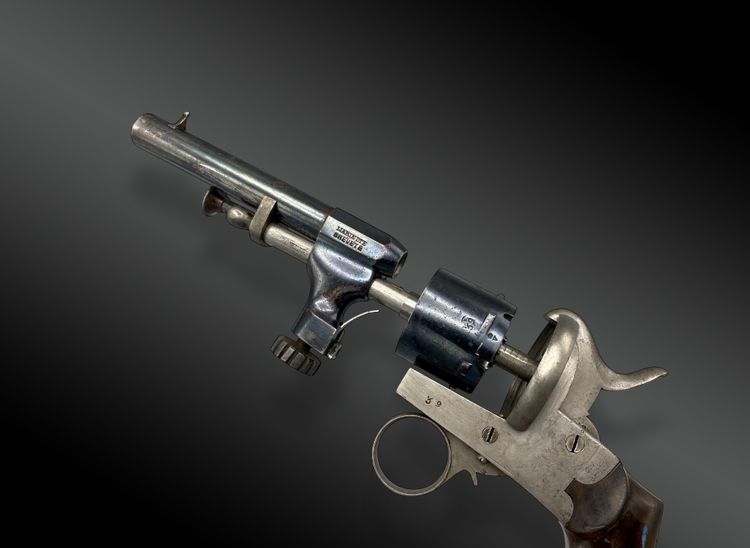 REVOLVER MARIETTE WITH SLIDING SYSTEM Belgium, 1860/1870