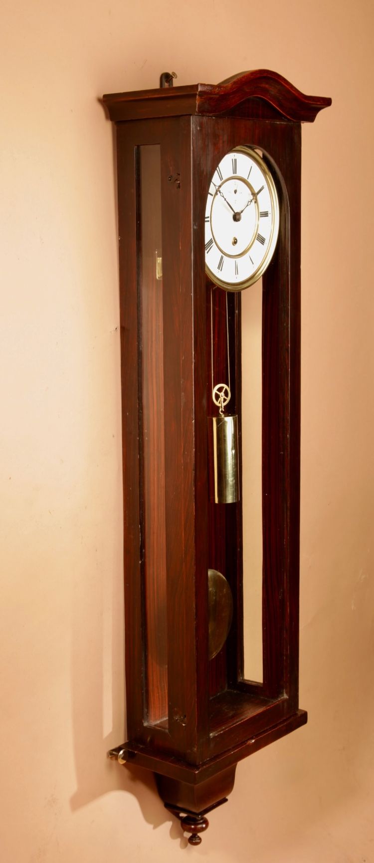   A Interesting Elegant Black Forest Regulator Wall Clock In The Vienna Style.