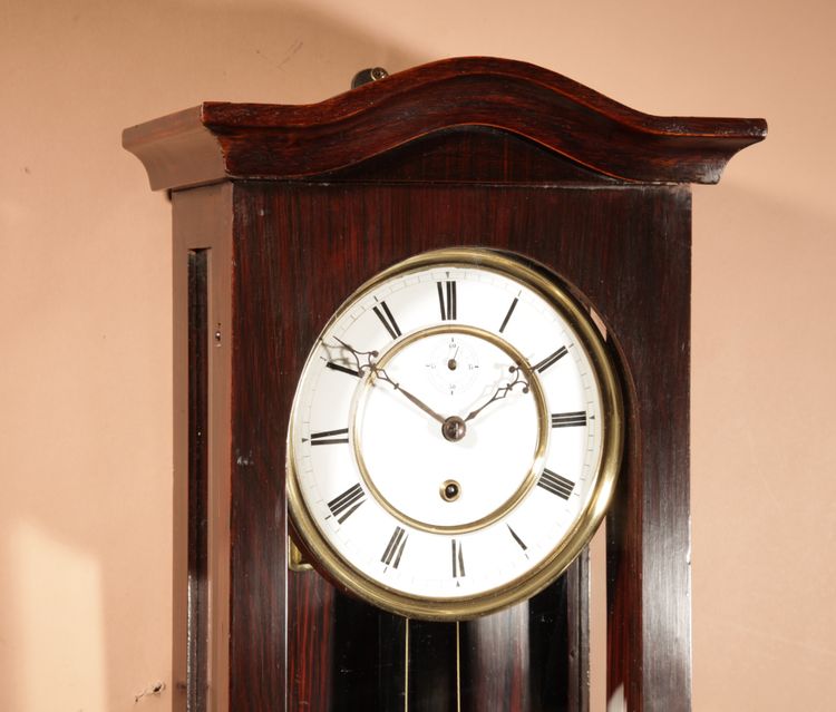   A Interesting Elegant Black Forest Regulator Wall Clock In The Vienna Style.