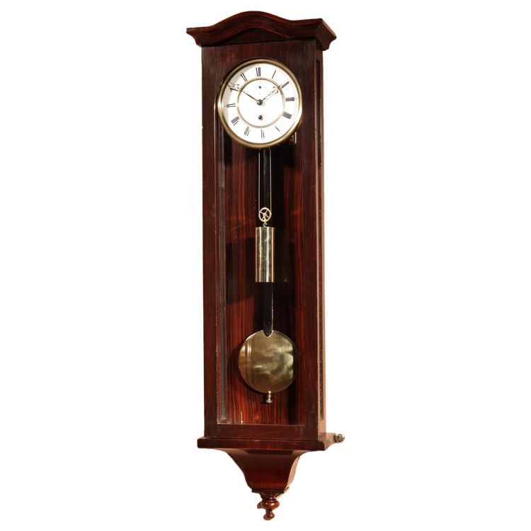   A Interesting Elegant Black Forest Regulator Wall Clock In The Vienna Style.