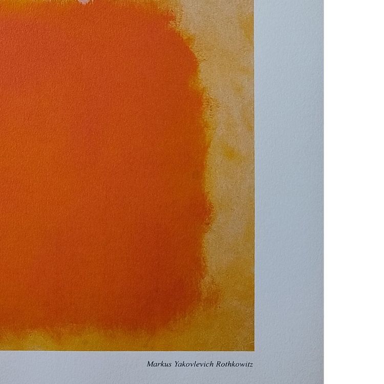 Magnifique lithographie de Mark Rothko à édition limitée des années 1980