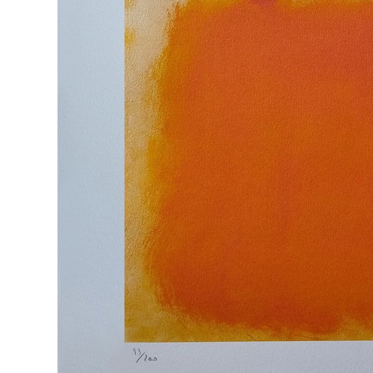 Magnifique lithographie de Mark Rothko à édition limitée des années 1980