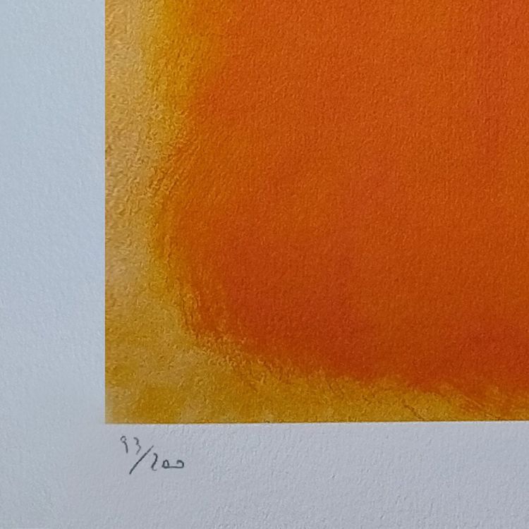 Magnifique lithographie de Mark Rothko à édition limitée des années 1980