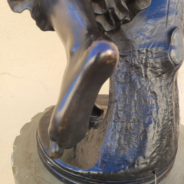 Zingara, J.B. Clésinger- Barbedienne & Collas, grande bronzo firmato, XIX sec.
