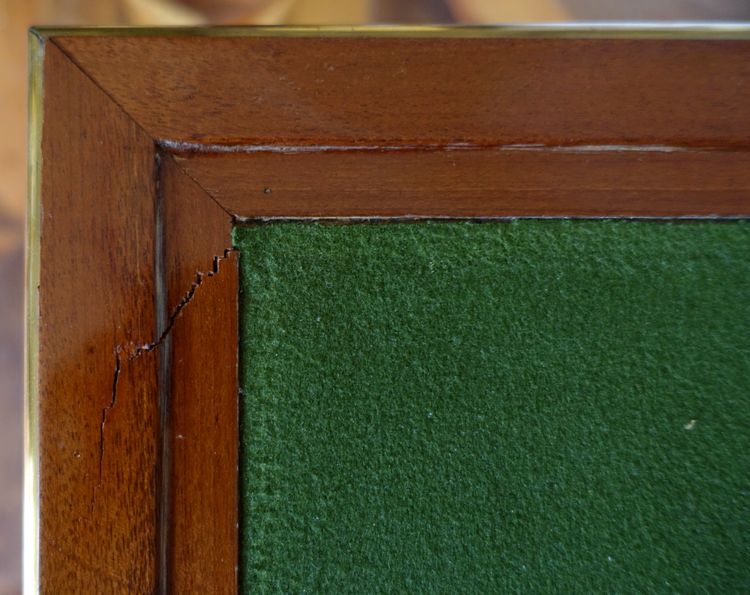 Table à jeux Louis XVI en acajou