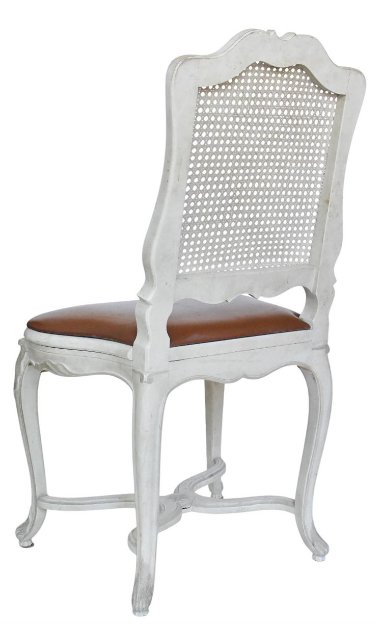Suite of 6 Regency-style caned chairs