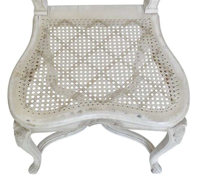 Suite of 6 Regency-style caned chairs