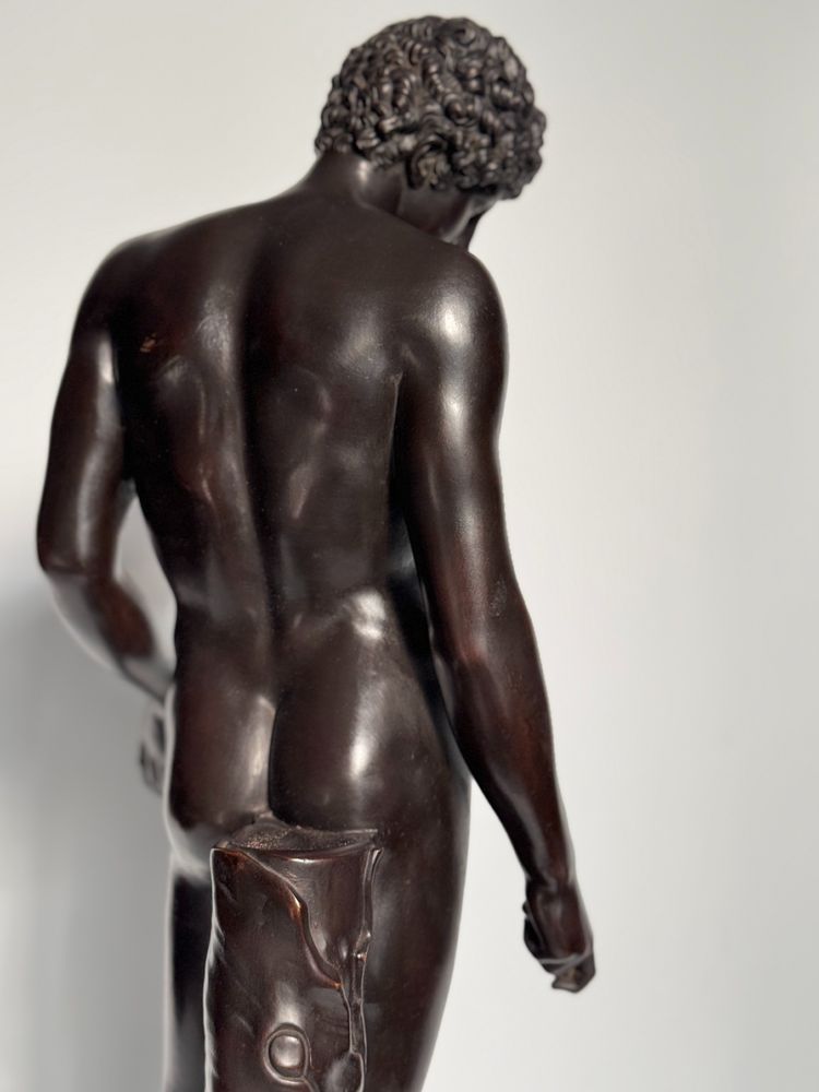  Scultura in bronzo "Antinoo del Campidoglio o Hermes-Antinoo Albani" H60
