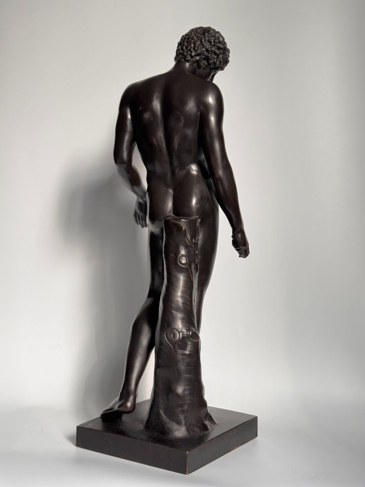  Scultura in bronzo "Antinoo del Campidoglio o Hermes-Antinoo Albani" H60