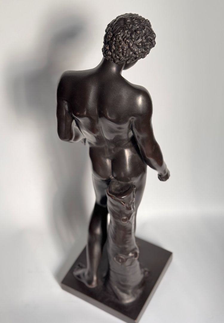  Scultura in bronzo "Antinoo del Campidoglio o Hermes-Antinoo Albani" H60