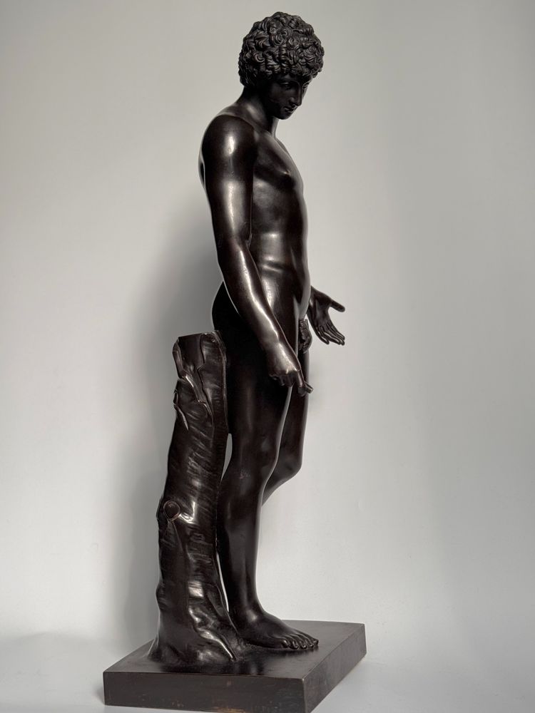  Scultura in bronzo "Antinoo del Campidoglio o Hermes-Antinoo Albani" H60
