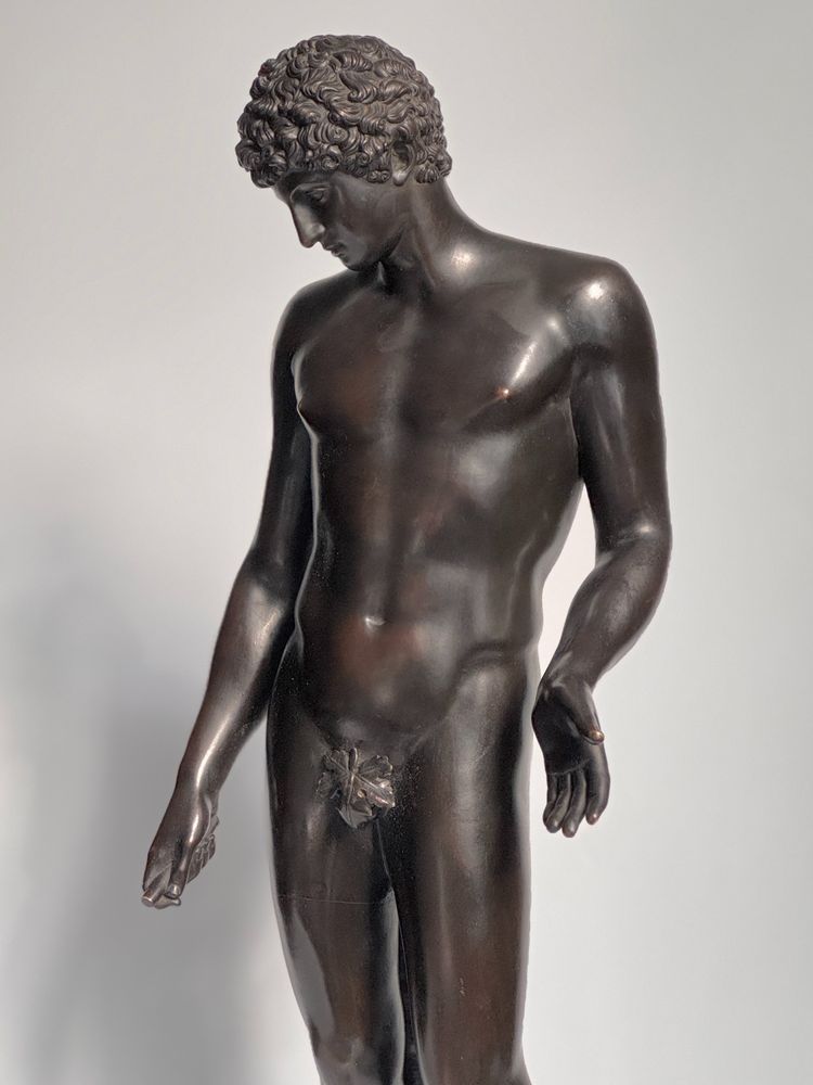  Scultura in bronzo "Antinoo del Campidoglio o Hermes-Antinoo Albani" H60