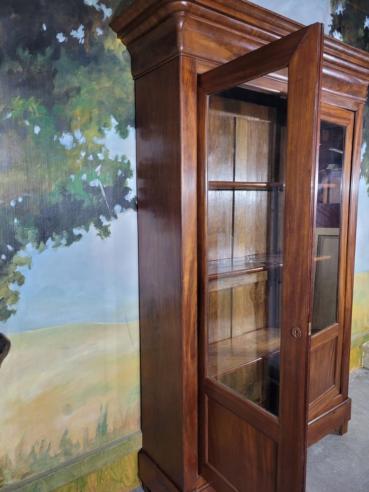 Libreria in mogano Luigi Filippo