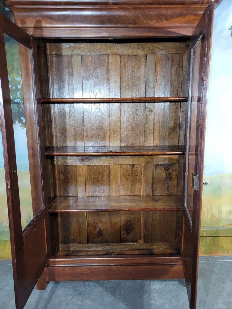 Libreria in mogano Luigi Filippo