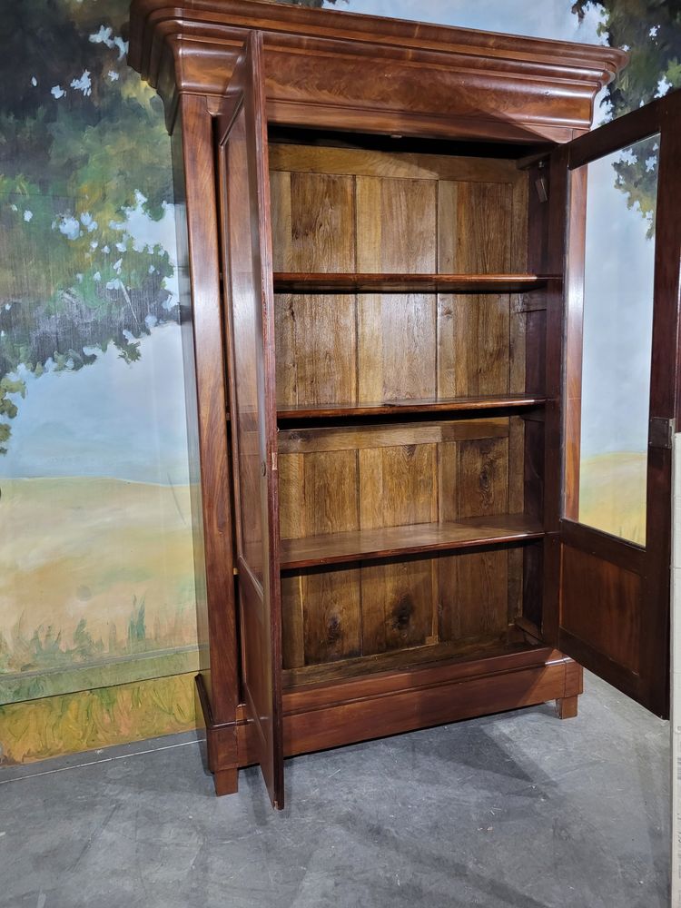 Libreria in mogano Luigi Filippo