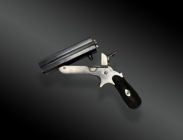 PISTOLA A QUATTRO CORDE PABLO JUARISTI Spagna XIX secolo