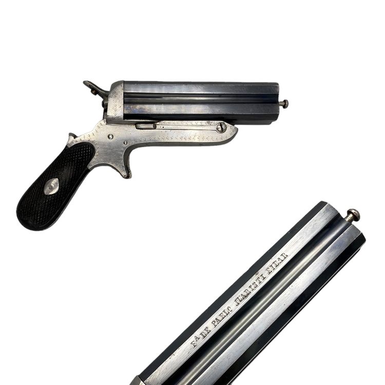 PISTOLA A QUATTRO CORDE PABLO JUARISTI Spagna XIX secolo
