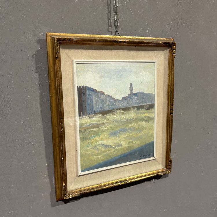 Gilberto PETRELLI (1922-1986) a peint Florence