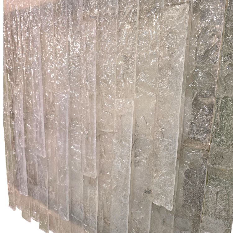 Rare and Important Pair of Poli wall lamps, large size 83 x 83 cm