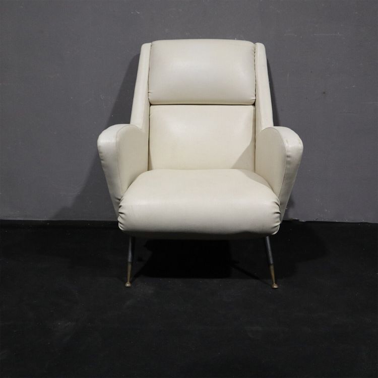 Poltrona di Design anni '60 in pelle