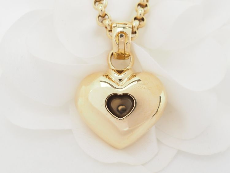 Collier Chopard Happy Diamonds en or jaune et diamant