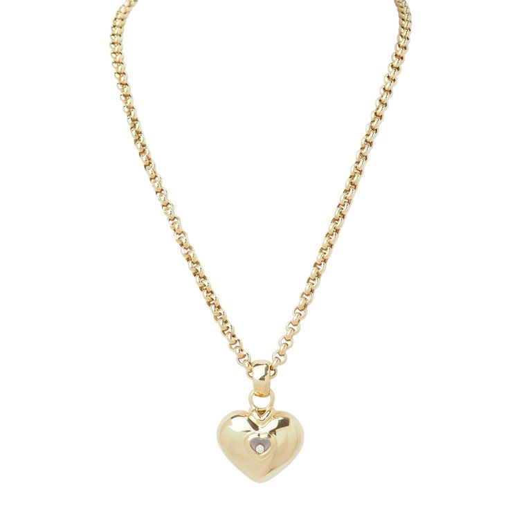 Collier Chopard Happy Diamonds en or jaune et diamant