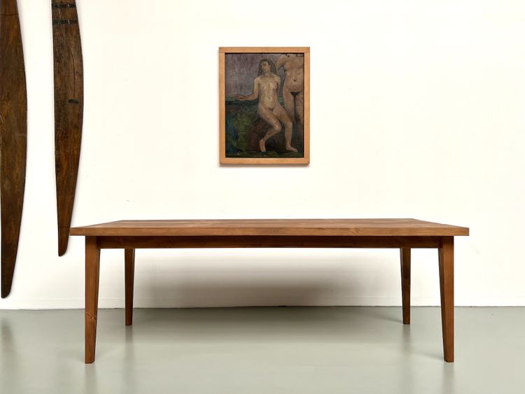 Table de ferme en pin – années 70