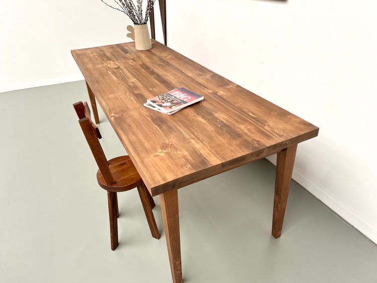 Table de ferme en pin – années 70