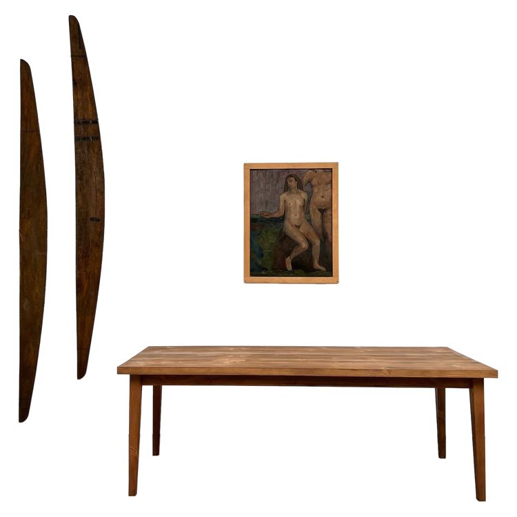 Table de ferme en pin – années 70