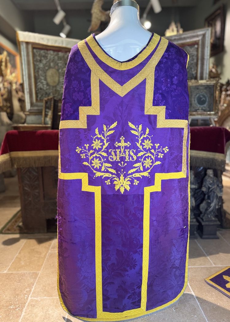 Casula con stola, manipolo e borsa - fine XIX secolo