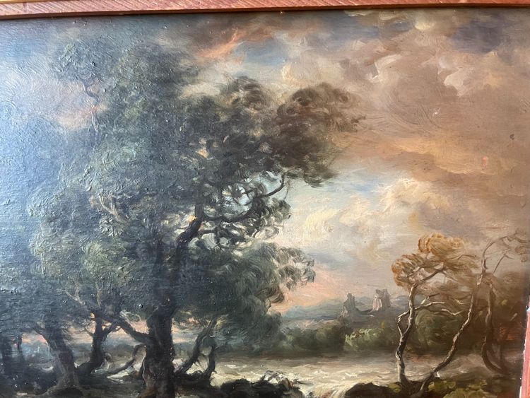 Öl auf Holz „Hugard de la Tour“